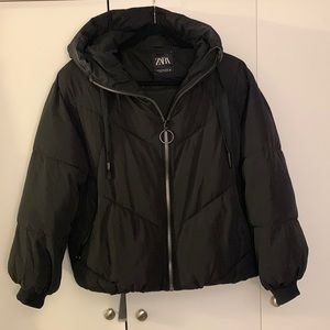 Zara short puffer